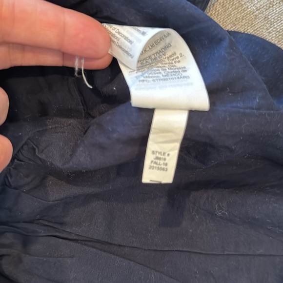 J.Crew Hand-embellished peplum top in cotton linen - Picture 11 of 15